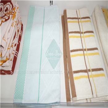 China Bulk organic bath towels Manufacturer Custom Cotton Jacquard Bathroom body Towel Supplier